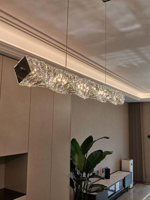 Long Crystal Pendant Lamp-DWHOME
