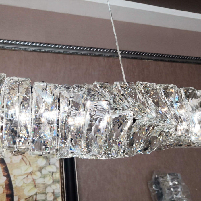 Long Crystal Pendant Lamp-DWHOME