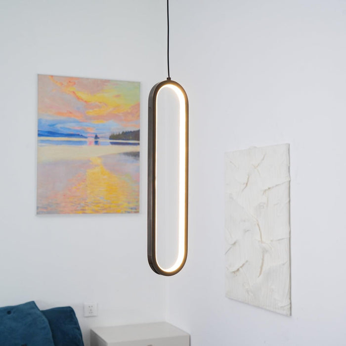 Long Oval LED Pendant Lamp - DWHOME