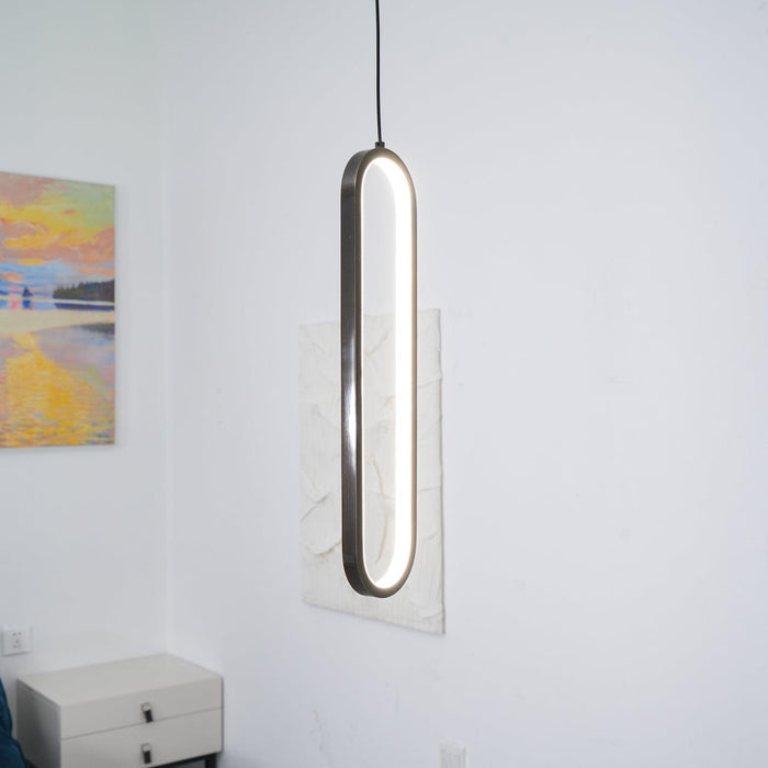 Long Oval LED Pendant Lamp - DWHOME