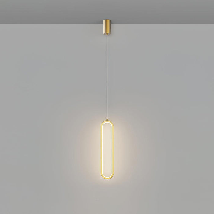 Long Oval LED Pendant Lamp - DWHOME