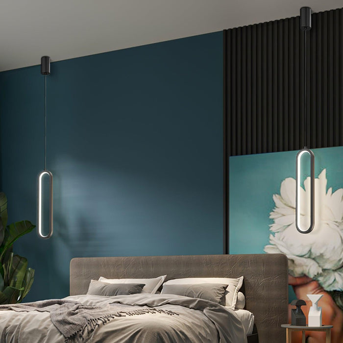 Long Oval LED Pendant Lamp - DWHOME