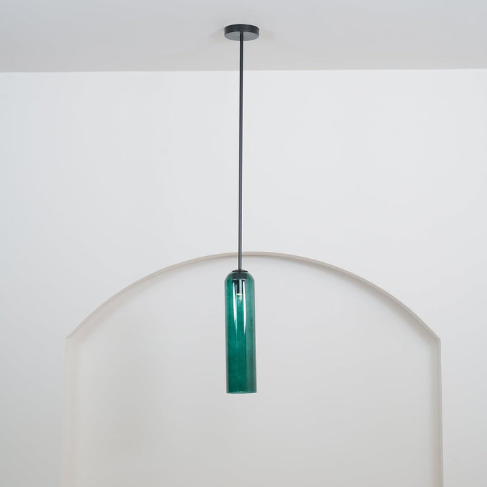 Long Tube Glass Pendant Light - DWHOME