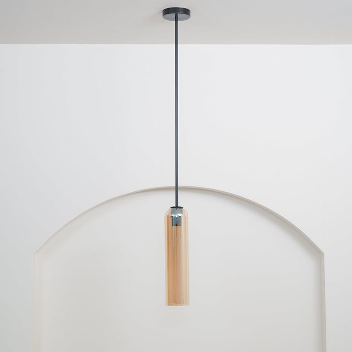Long Tube Glass Pendant Light - DWHOME