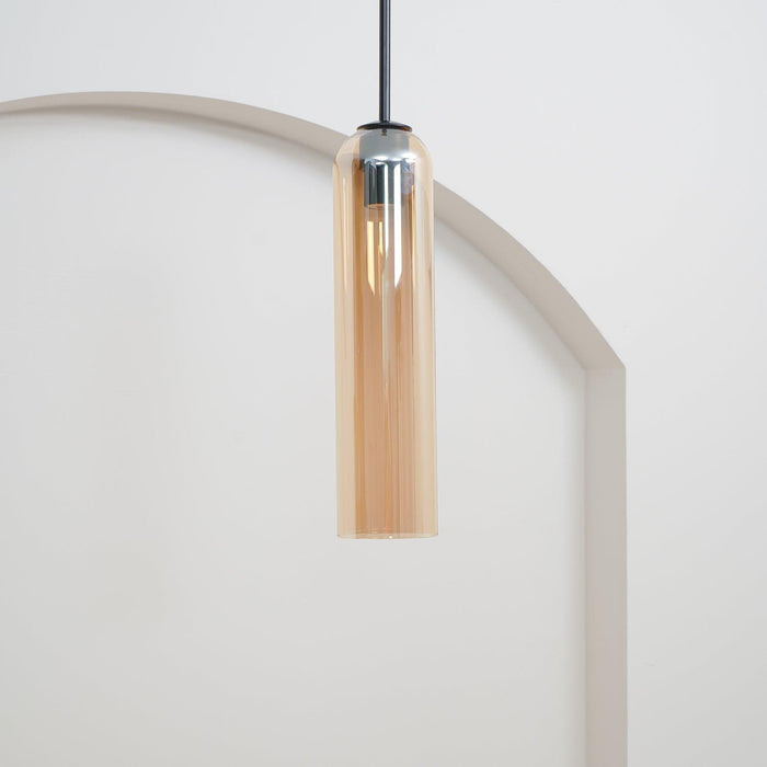 Long Tube Glass Pendant Light - DWHOME