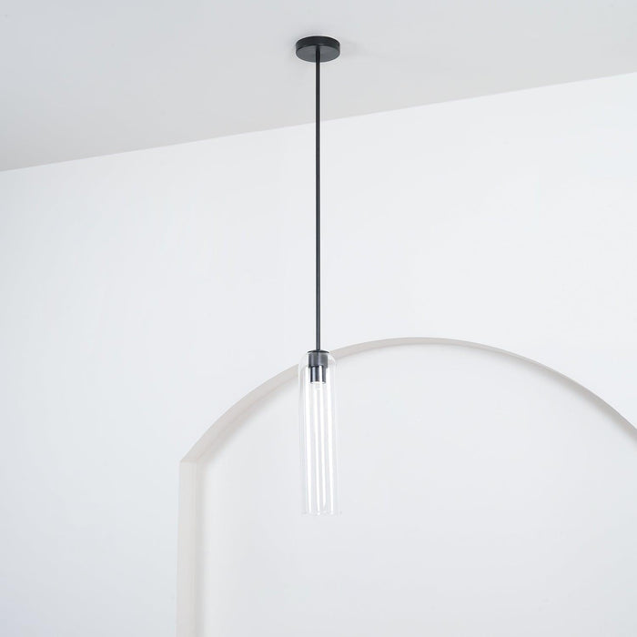 Long Tube Glass Pendant Light - DWHOME