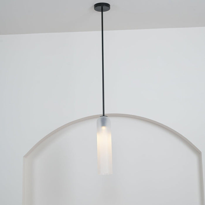 Long Tube Glass Pendant Light - DWHOME
