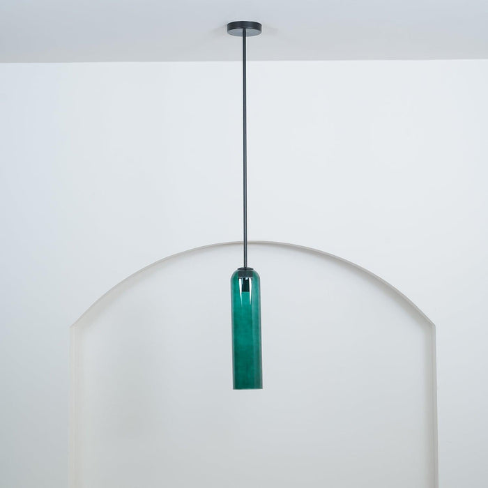 Long Tube Glass Pendant Light - DWHOME