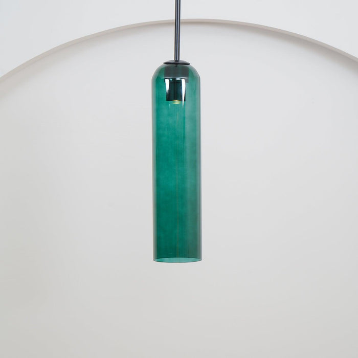 Long Tube Glass Pendant Light - DWHOME