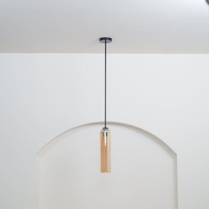 Long Tube Glass Pendant Light - DWHOME
