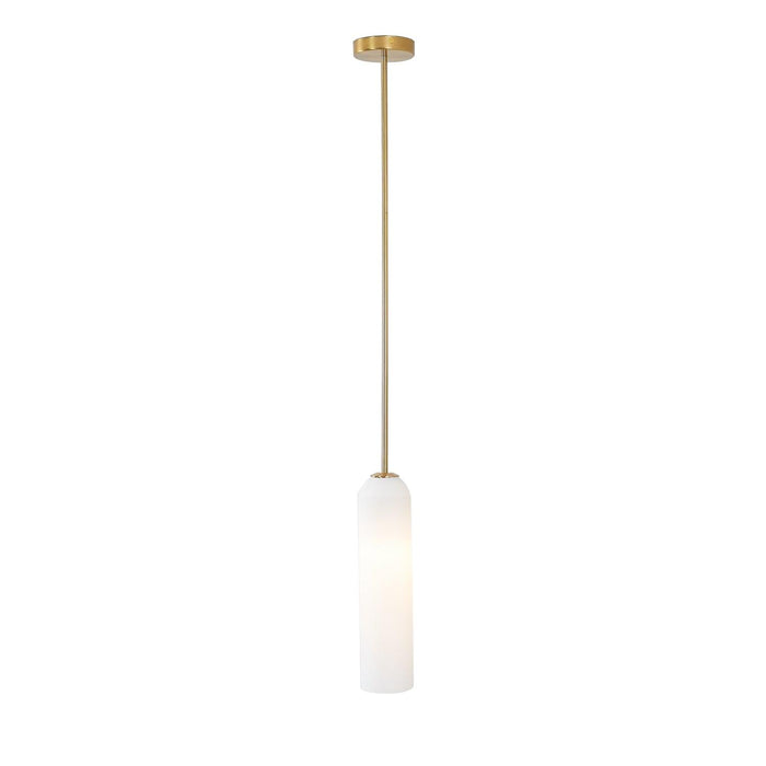 Long Tube Glass Pendant Light - DWHOME