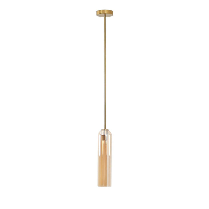 Long Tube Glass Pendant Light - DWHOME