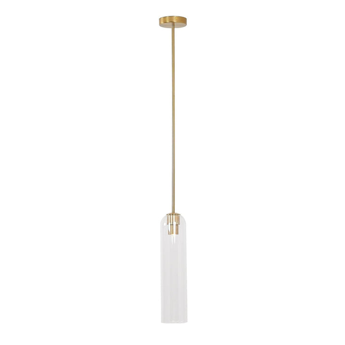 Long Tube Glass Pendant Light - DWHOME