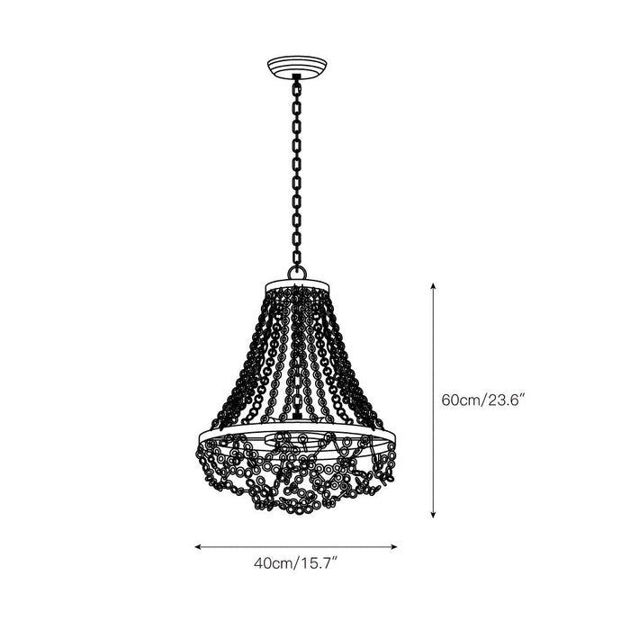 Longwell Chandelier-DWHOME