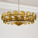 Solaris Disc Murano Chandelier-DWHOME