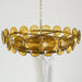 Solaris Disc Murano Chandelier-DWHOME