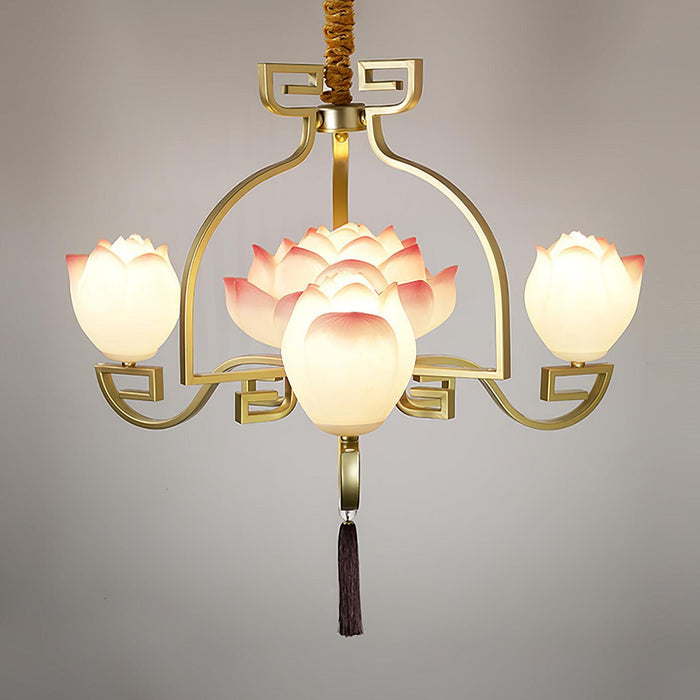 Lotus Bloom Chandelier - DWHOME