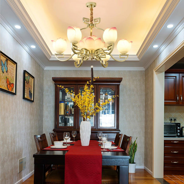 Lotus Bloom Chandelier - DWHOME