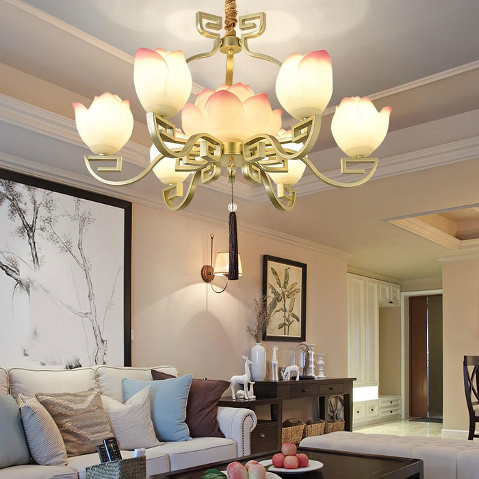 Lotus Bloom Chandelier - DWHOME