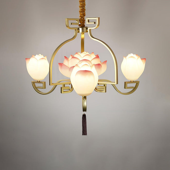 Lotus Bloom Chandelier - DWHOME