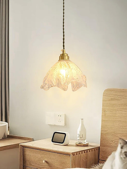 Lotus Crystal Small Pendant Light-DWHOME