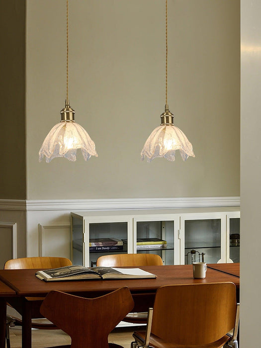 Lotus Crystal Small Pendant Light-DWHOME