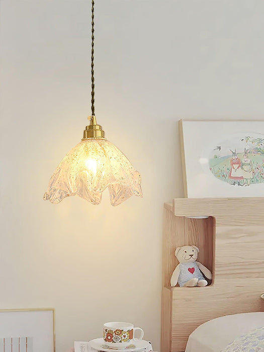 Lotus Crystal Small Pendant Light-DWHOME