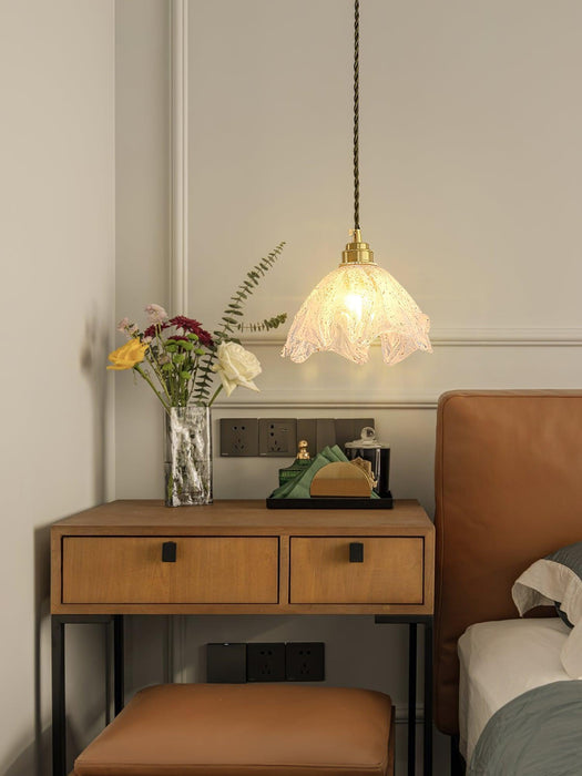 Lotus Crystal Small Pendant Light-DWHOME