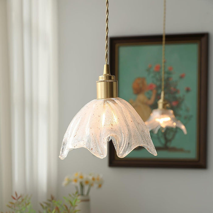 Lotus Crystal Small Pendant Light-DWHOME