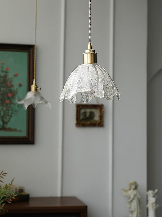 Lotus Crystal Small Pendant Light-DWHOME