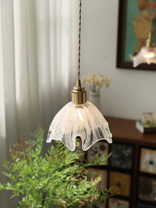 Lotus Crystal Small Pendant Light-DWHOME