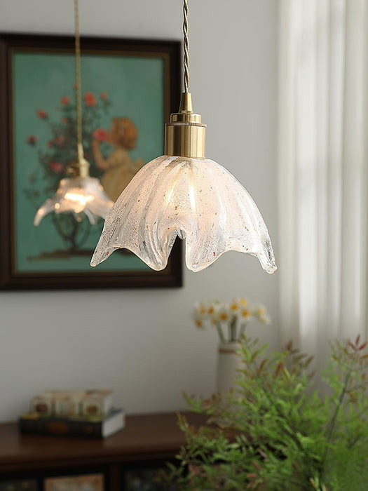 Lotus Crystal Small Pendant Light-DWHOME