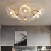 Lotus Leaf Glass Ceiling Lamp-DWHOME