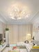Lotus Leaf Glass Ceiling Lamp-DWHOME