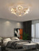 Lotus Leaf Glass Ceiling Lamp-DWHOME