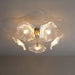 Lotus Leaf Glass Ceiling Lamp-DWHOME