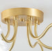 Lotus Leaf Glass Ceiling Lamp-DWHOME