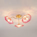 Lotus Leaf Glass Ceiling Lamp-DWHOME