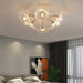 Lotus Leaf Glass Ceiling Lamp-DWHOME