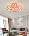 Lotus Leaf Glass Ceiling Lamp-DWHOME