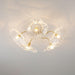 Lotus Leaf Glass Ceiling Lamp-DWHOME