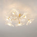 Lotus Leaf Glass Ceiling Lamp-DWHOME