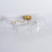 Lotus Leaf Glass Ceiling Lamp-DWHOME