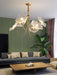 Lotus Leaf Glass Chandelier - DWHOME