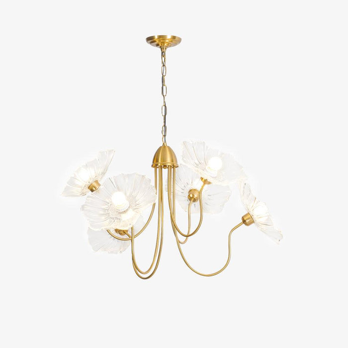 Lotus Leaf Glass Chandelier - DWHOME