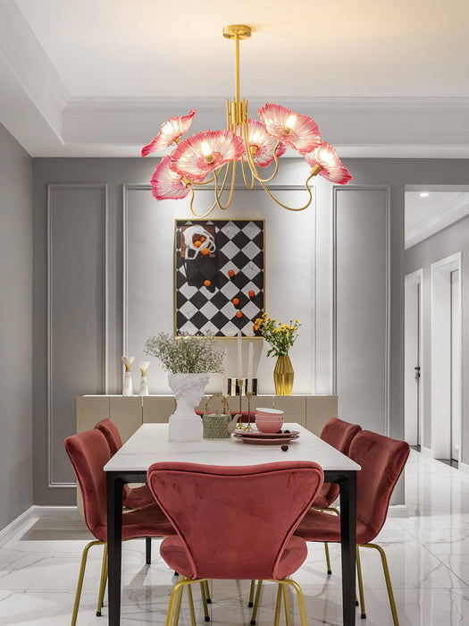 Lotus Leaf Glass Chandelier - DWHOME