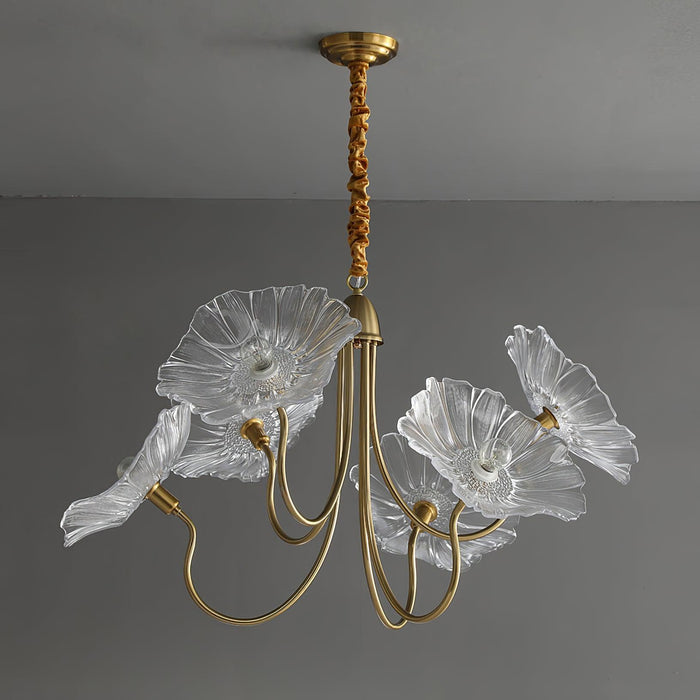 Lotus Leaf Glass Chandelier - DWHOME