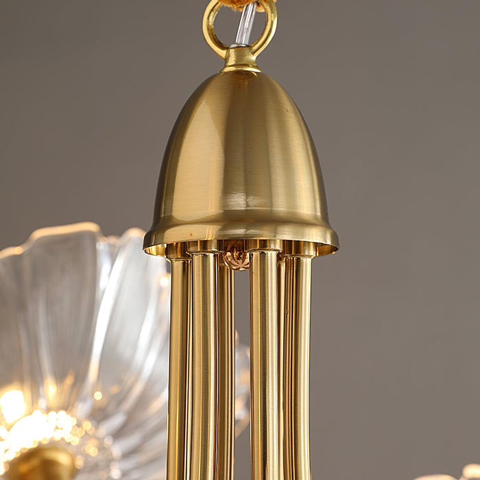 Lotus Leaf Glass Chandelier - DWHOME
