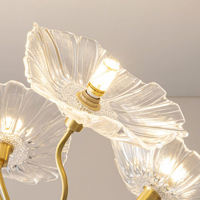 Lotus Leaf Glass Chandelier - DWHOME