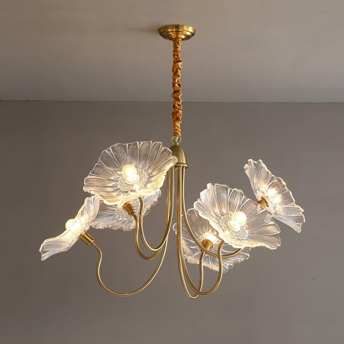 Lotus Leaf Glass Chandelier - DWHOME